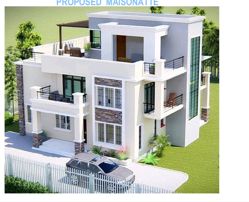 4br maisonette house designs in Kenya