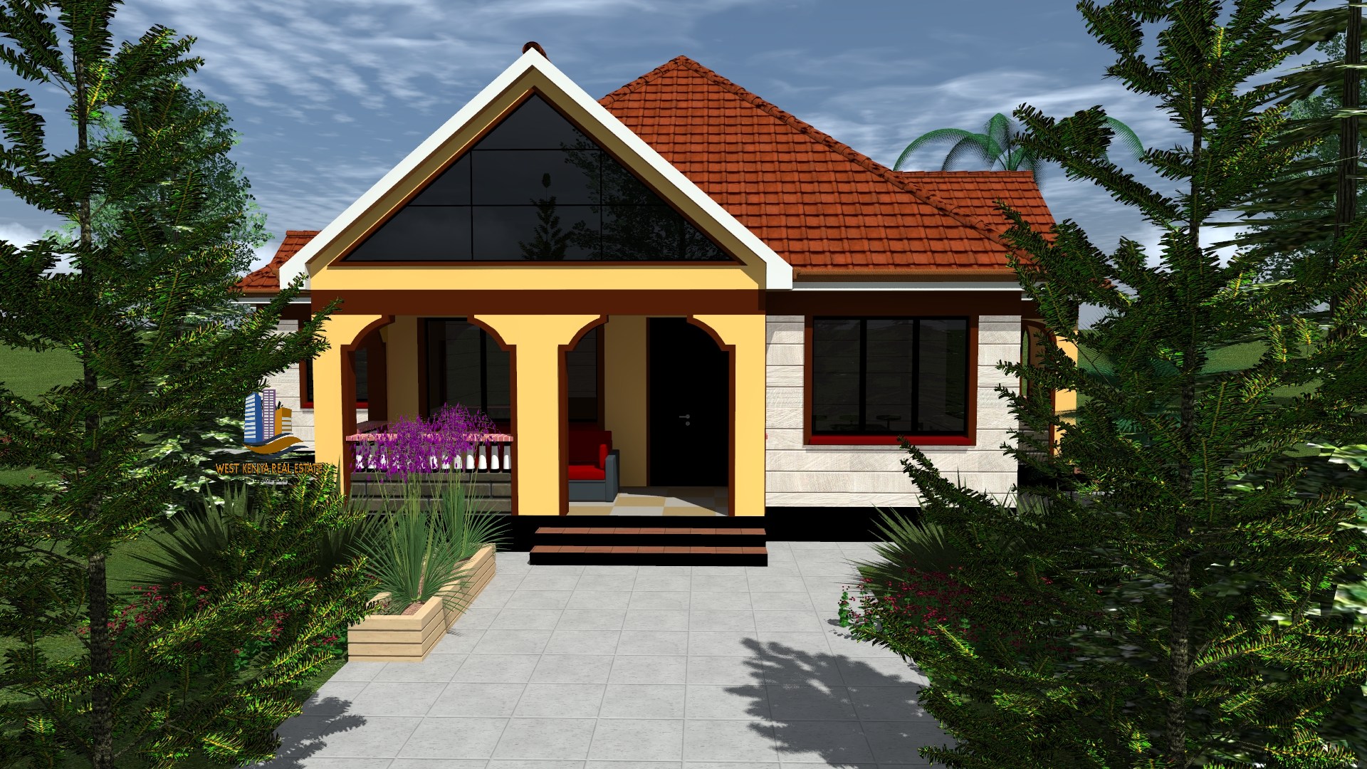 bungalow house plans Kenya, 3 bedroom bungalow house plan kenya,