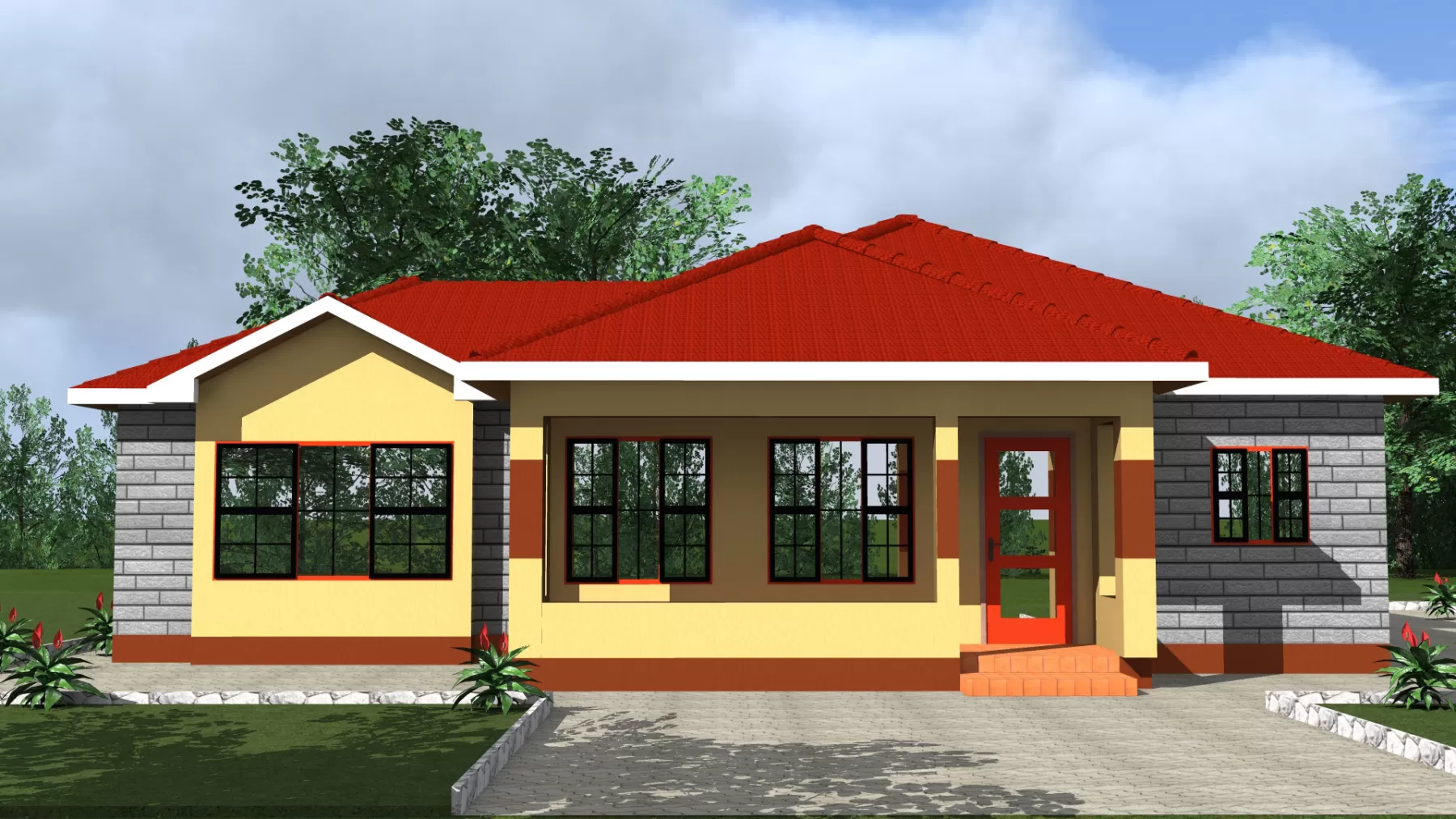 SIMPLE HOUSE PLANS IN KENYA.