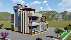 Flat roof Maisonette Designs in Kenya