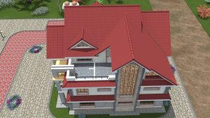 4BR Maisonette House Plans in Kenya