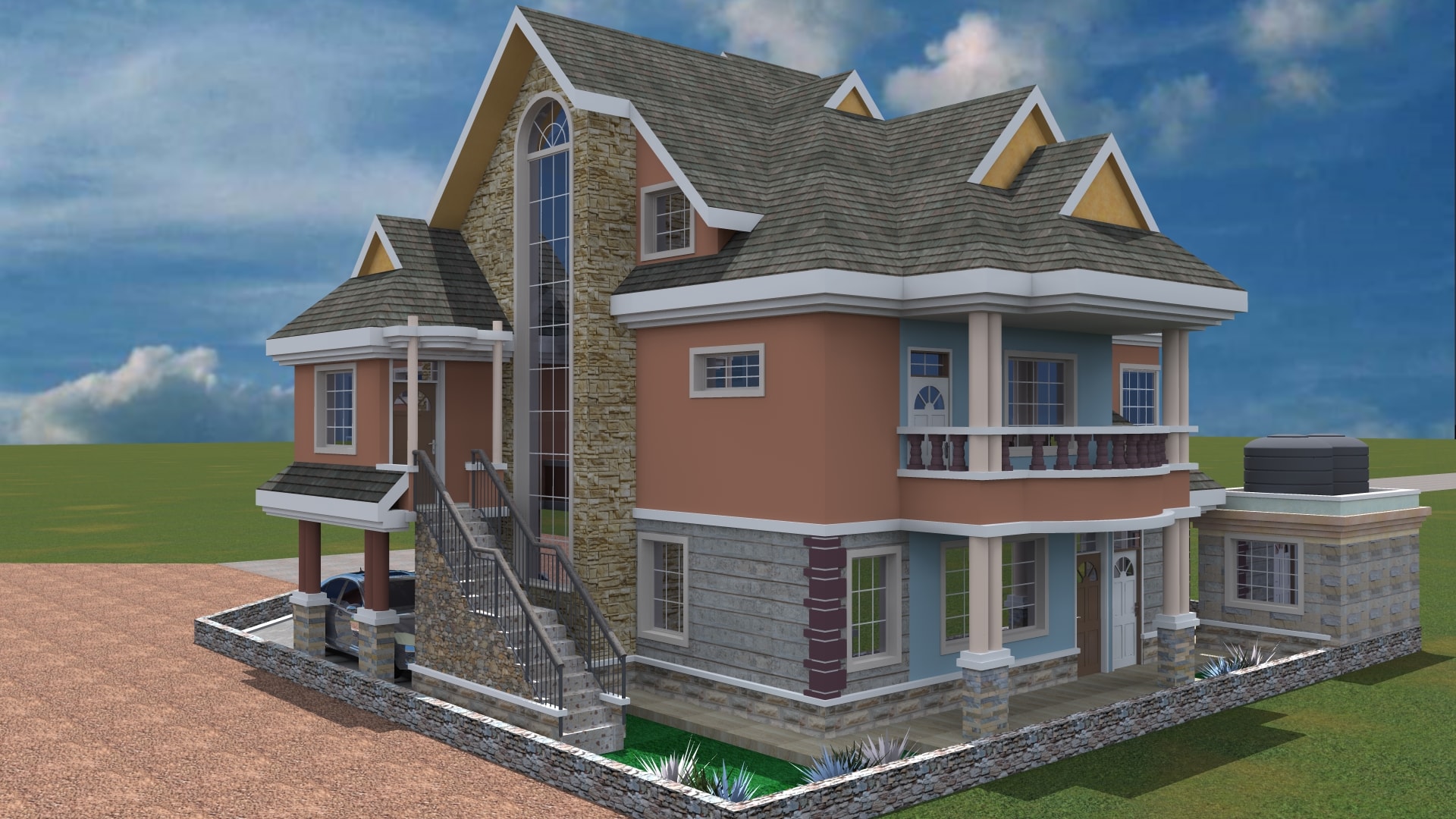 5 bedroom maisonette floor plans Kenya