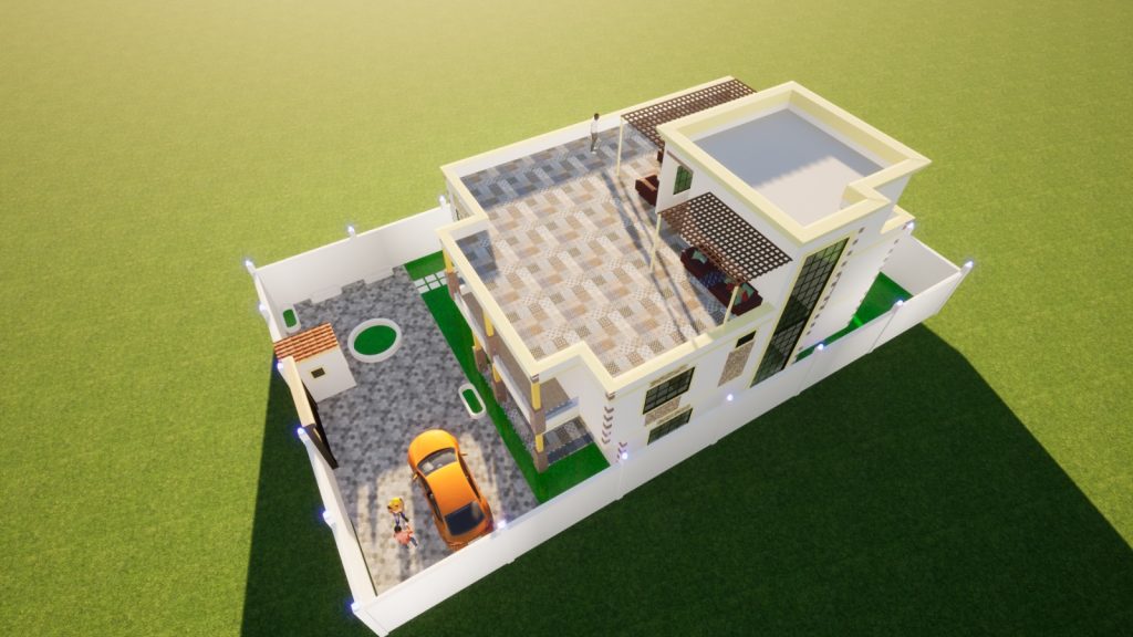 5BR Maisonette Building Plans in Kenia