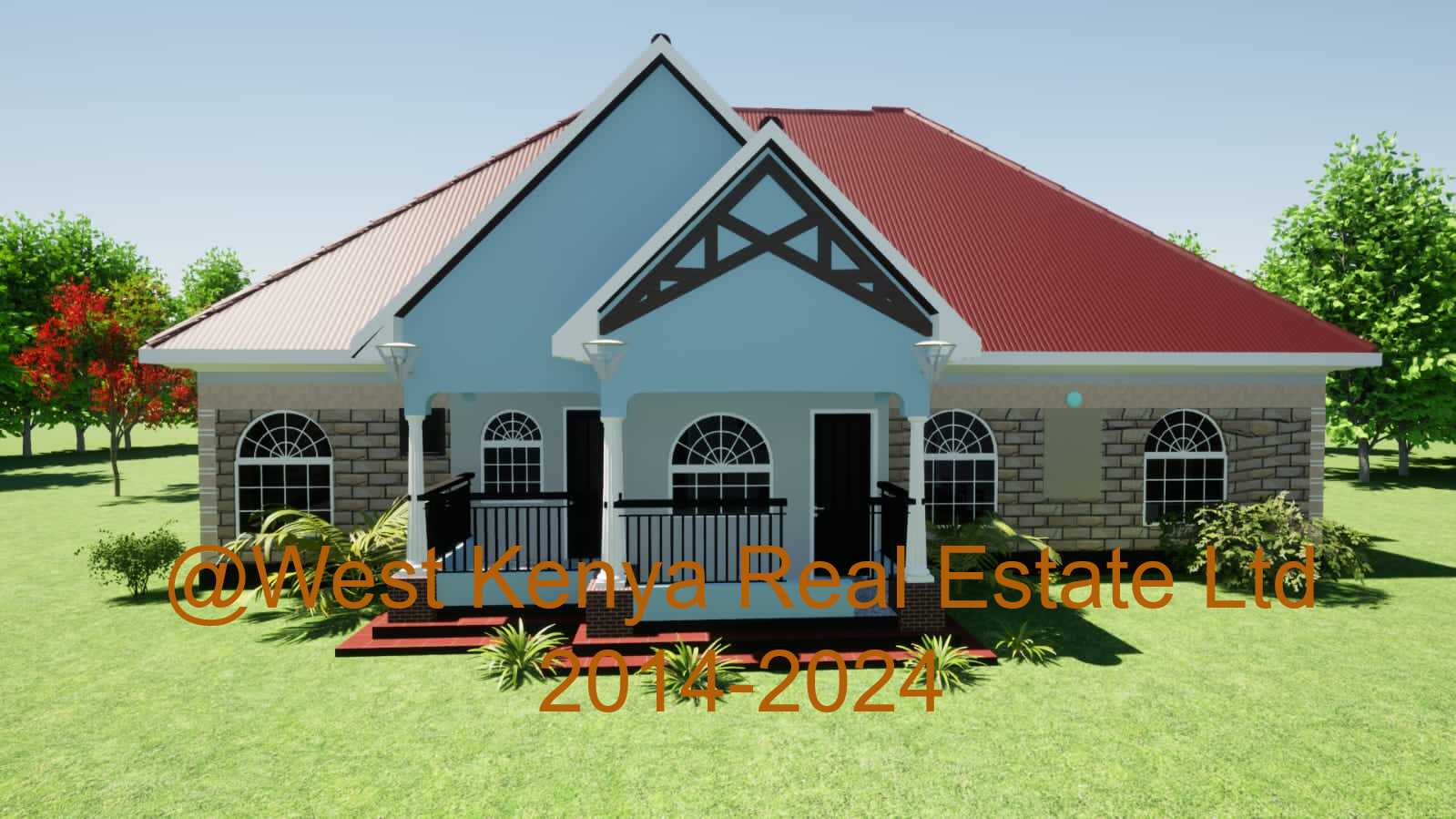 4-Bedroom Bungalow House Design in Kenya