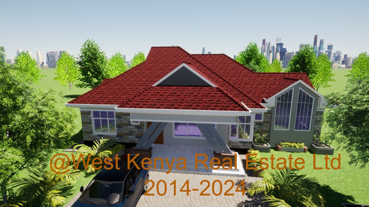 5-Bedroom Bungalow House Design in Kenya