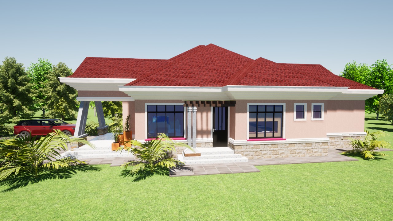5 Bedroom Bungalow House Designs in Kenya
